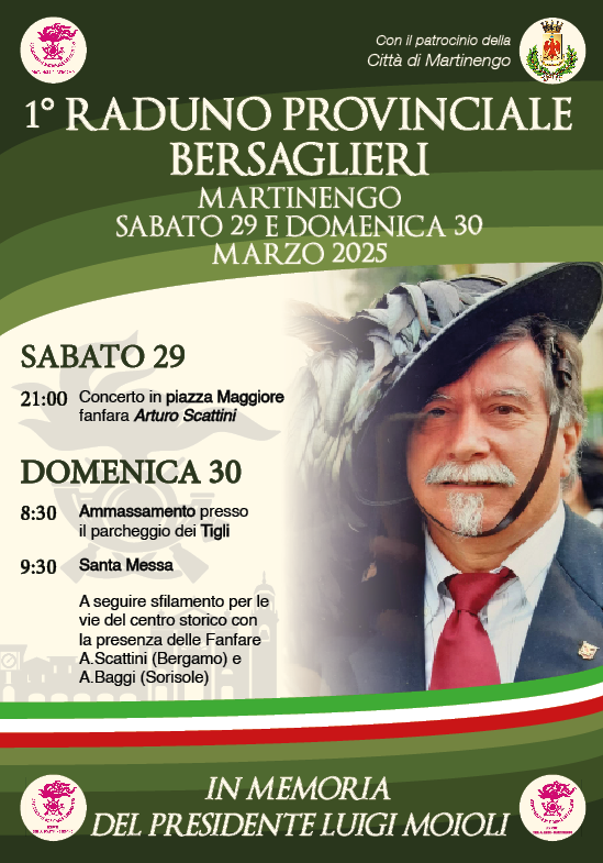 1° Raduno Provinciale Bersaglieri